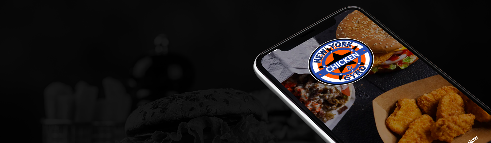 Mobile View of New York Chicken and Gyro Website